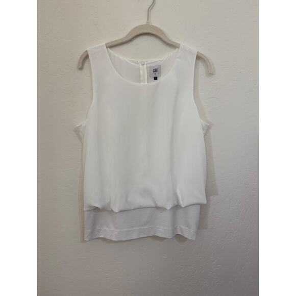 Cabi Women's Indulgence White Tank - Size M - Picture 2 of 10